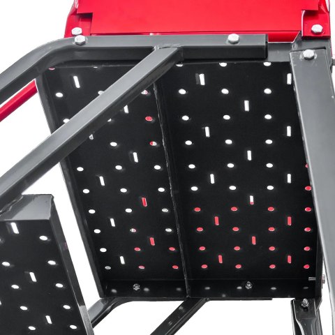 Drabina magazynowa przejezdna 4 stopnie wysokość 102 cm MTP003337