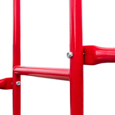 Drabina magazynowa przejezdna 8 stopni wysokość 204 cm MTP003338