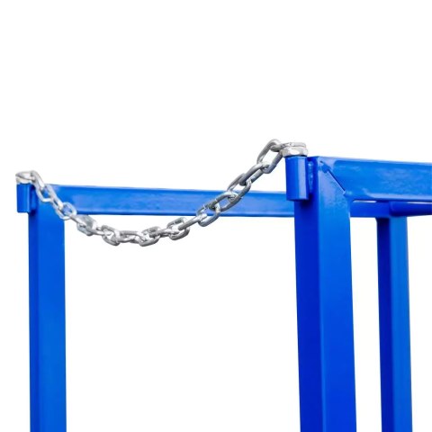 Drabina magazynowa przejezdna standard 4 stopnie H100 cm MTP004353