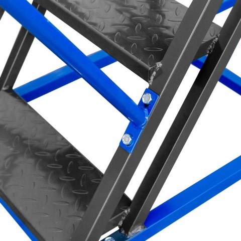 Drabina magazynowa przejezdna standard 10 stopni H250 cm MTP004356