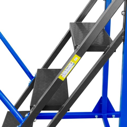 Drabina magazynowa przejezdna standard 10 stopni H250 cm MTP004356