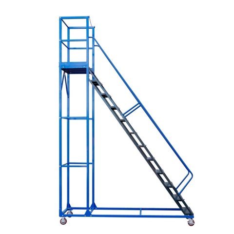 Drabina magazynowa przejezdna standard 12 stopni H300 cm MTP004357