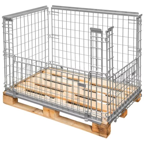 Gitterbox nadstawka na paletę 120x80 cm otwierana MTP004408