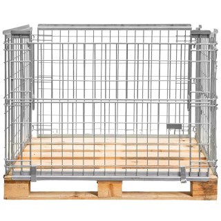 Gitterbox nadstawka na paletę 120x80 cm otwierana MTP004408