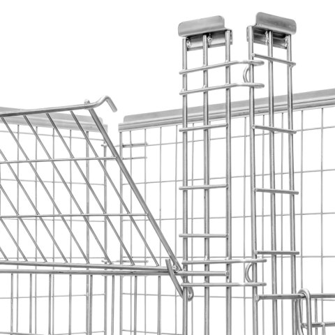 Gitterbox nadstawka na paletę 120x80 cm otwierana MTP004408