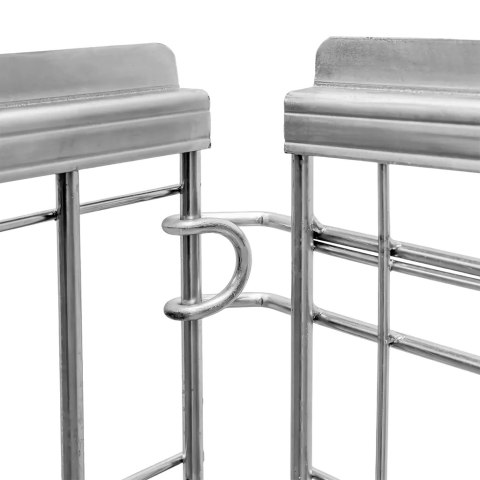 Gitterbox nadstawka na paletę 120x80 cm otwierana MTP004408