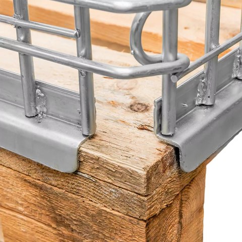 Gitterbox nadstawka na paletę 120x80 cm otwierana MTP004408