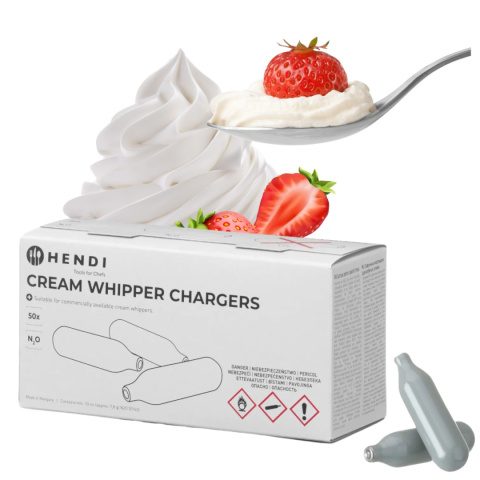 Naboje Do Syfonu Do Bitej Śmietany Hendi 50 Sztuk Limitowana Edycja