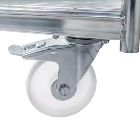 Rollkontener wózek siatkowy transportowy Universal 2 ściany 1 półka MPP001076