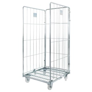 Rollkontener wózek siatkowy transportowy Universal 3 ściany ocynk MPP001078