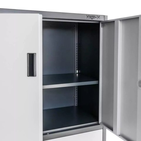 Szafa biurowa metalowa Wenus sejf pełne drzwi 90x40x185 grafit MTP004767