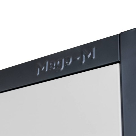 Szafa biurowa metalowa Wenus 4 szuflady przeszklone drzwi 90x40x185 grafit MTP004762