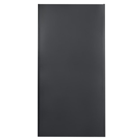 Szafa biurowa Wenus 2 szuflady przeszklone drzwi 90x40x185 grafit MTP004754