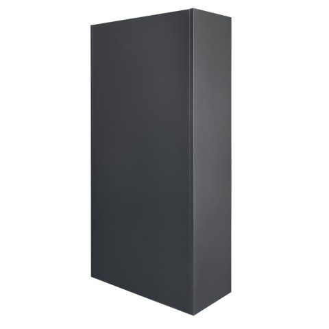 Szafa biurowa Wenus 2 szuflady przeszklone drzwi 90x40x185 grafit MTP004754