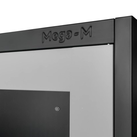 Szafa biurowa Wenus przeszklone drzwi 90x40x185 grafit MTP004758