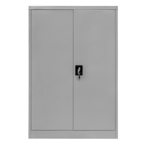 Szafa biurowa metalowa na dokumenty pełne drzwi 90x40x140 szara MTP003823