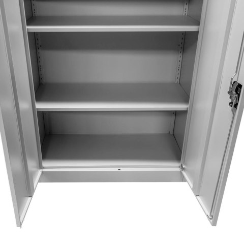 Szafa biurowa metalowa na dokumenty pełne drzwi 90x40x140 szara MTP003823