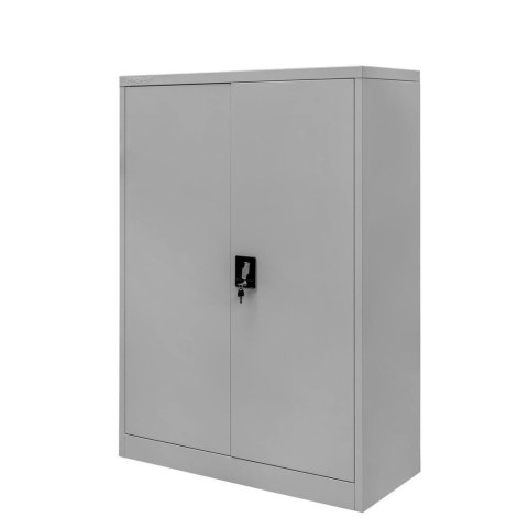 Szafa biurowa metalowa na dokumenty pełne drzwi 90x40x140 szara MTP003823