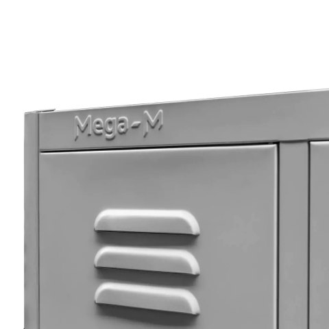 Szafka BHP ubraniowa 4 drzwiowa 120x50x180 cm szara do szatni MTP003092