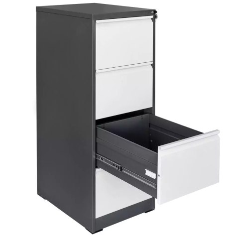 Szafka Wenus kartotekowa 4 szuflady 45 cm grafit szary front MTP004892
