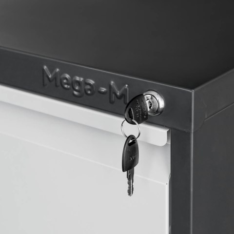 Szafka Wenus kartotekowa 4 szuflady 45 cm grafit szary front MTP004892