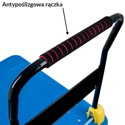 Wózek platformowy składany 400kg magazynowy rozmiar M MTP004400