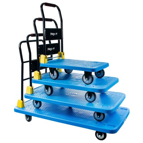 Wózek platformowy składany 500kg magazynowy rozmiar L MTP004401