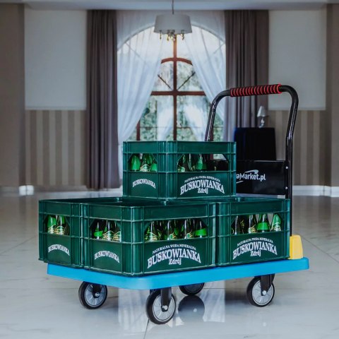 Wózek platformowy składany 500kg magazynowy rozmiar L MTP004401