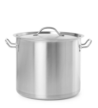 Garnek stal nierdzewna z pokrywką 17 l średnica 28 cm Hendi 832882