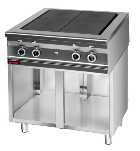 Kuchnia Elektryczna (Top) 800mm 4x4,0 kW Na Podstawie Kromet 000.Kez-4u.S