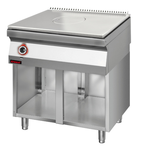 Kuchnia Gazowa Chromowana 800 Mm Na Podstawie Kromet 700.Kg/I-800.S