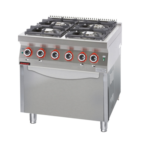 Kuchnia Gazowa Z Piekarnikiem Elektrycznym Kromet 700.Kg-4/Pe-2