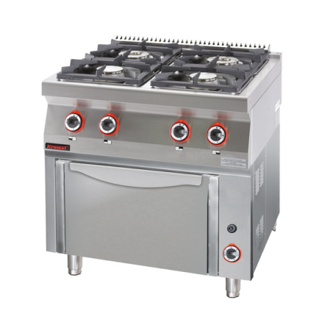 Kuchnia Gazowa Z Piekarnikiem Gazowym Kromet 700.Kg-4/Pg-1