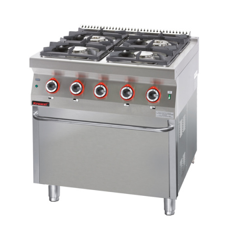Kuchnia Gazowa Z Piekarnikiem Gazowym Kromet 700.Kg-4/Pg-2