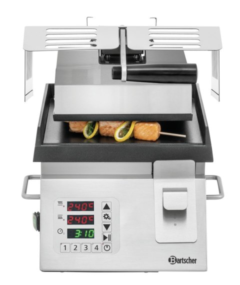 Grill Kontaktowy Elektryczny Gładki 2000W Bartscher 370211