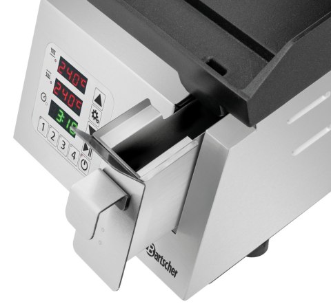 Grill Kontaktowy Elektryczny Gładki 2000W Bartscher 370211