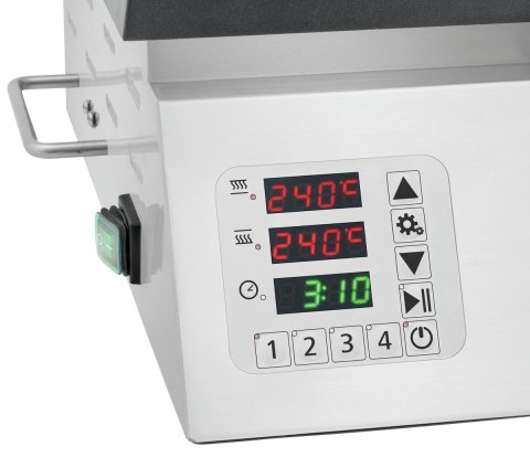 Grill Kontaktowy Elektryczny Gładki 2000W Bartscher 370211