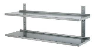 Regał ścienny zestaw 1200x355 mm profesjonalne meble gastronomiczne Bartscher 603012