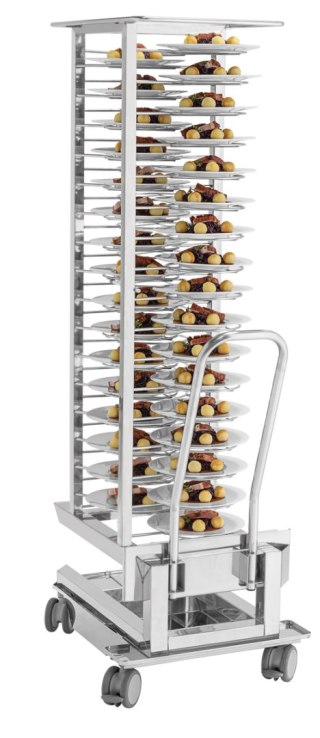 Wózek transportowy talerzy Gigasteam 50T profesjonalny gastronomiczny Bartscher 117822