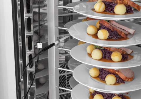 Wózek transportowy talerzy Gigasteam 50T profesjonalny gastronomiczny Bartscher 117822