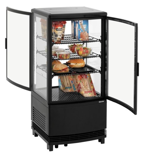 Witryna Chłodnicza Mini 75L Czarna 425x425x915mm Bartscher 700387