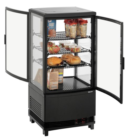 Witryna Chłodnicza Mini 75L Czarna 425x425x915mm Bartscher 700387