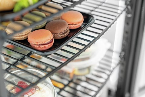 Witryna Chłodnicza Mini 75L Czarna 425x425x915mm Bartscher 700387