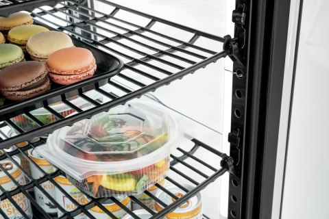 Witryna Chłodnicza Mini 75L Czarna 425x425x915mm Bartscher 700387