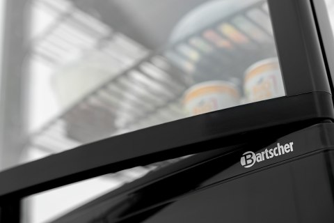 Witryna Chłodnicza Mini 98L Czarna 425x425x1090mm Bartscher 700698