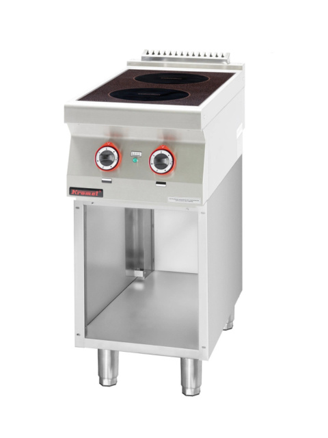 Kuchnia Indukcyjna 2x3,5kW Na Podstawie Szafkowej Kromet 700.Ke-2i/400.S