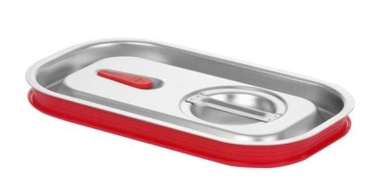 Pokrywka GN 1/4 Z Uszczelką Silikonową Kitchen Line 265x162 Hendi 807644