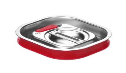 Pokrywka GN 1/6 Z Uszczelką Silikonową Kitchen Line 156x142 Hendi 807651