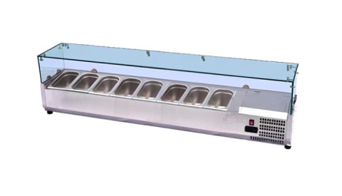 Nadstawka Chłodnicza 8x GN1/3 1808x395x465mm VRX 180/38