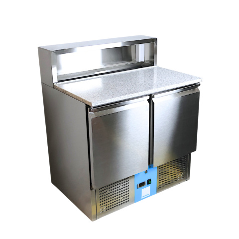 Stół Chłodniczy do Pizzy 2-drzwiowy 240L 900x700x1086mm PS900